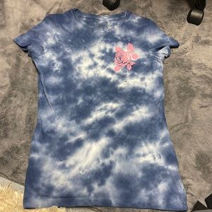 blue tie-dye